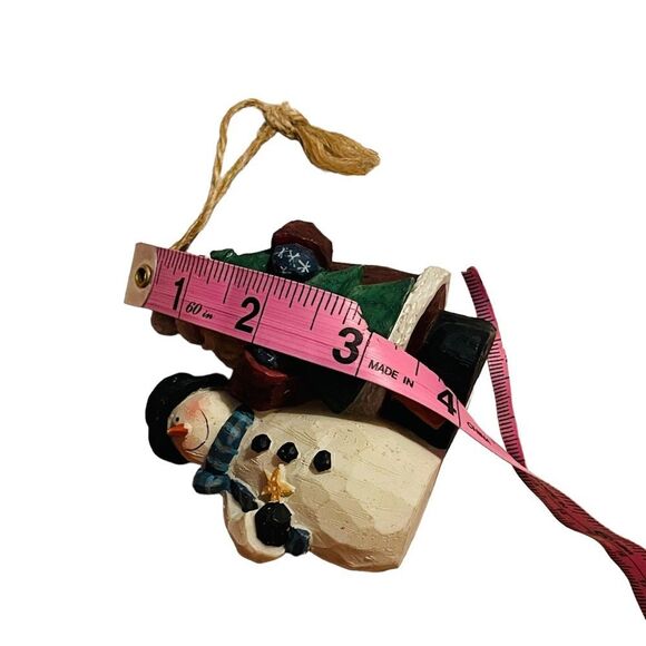 10/$25🦋 NWT Santa's Workshop Santa & Frosty Ornament - Picture 11 of 11